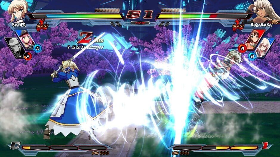 Capture de Nitroplus Blasterz: Heroines Infinite Duel