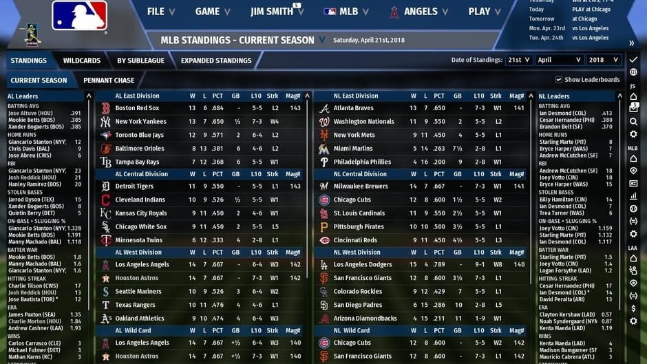 Capture d’Out of the Park Baseball 19