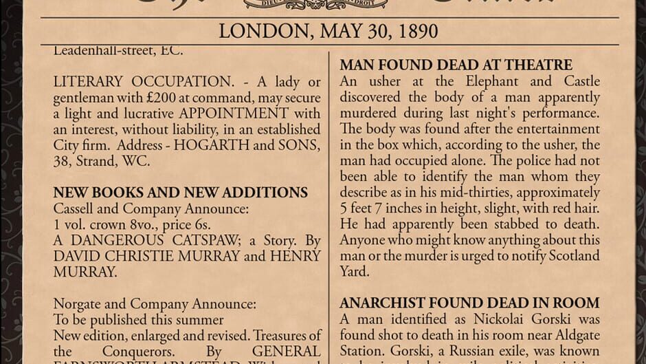 Capture de Sherlock Holmes Consulting Detective: The Case of the Tin Soldier