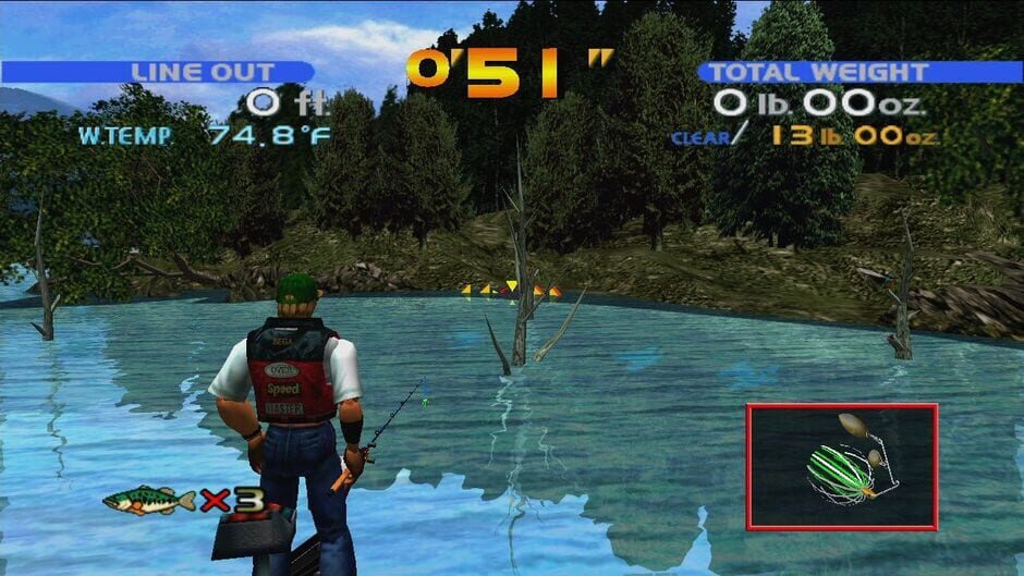 Capture de Sega Bass Fishing