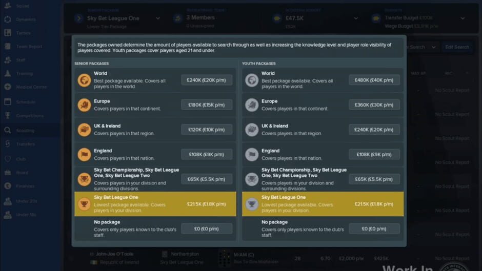 Capture de Football Manager 2018