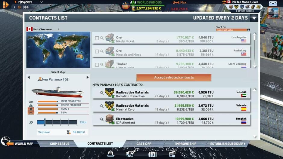 Capture de TransOcean: The Shipping Company