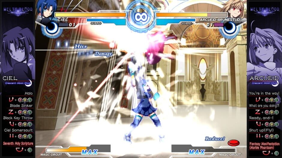 Capture de Melty Blood Actress Again Current Code