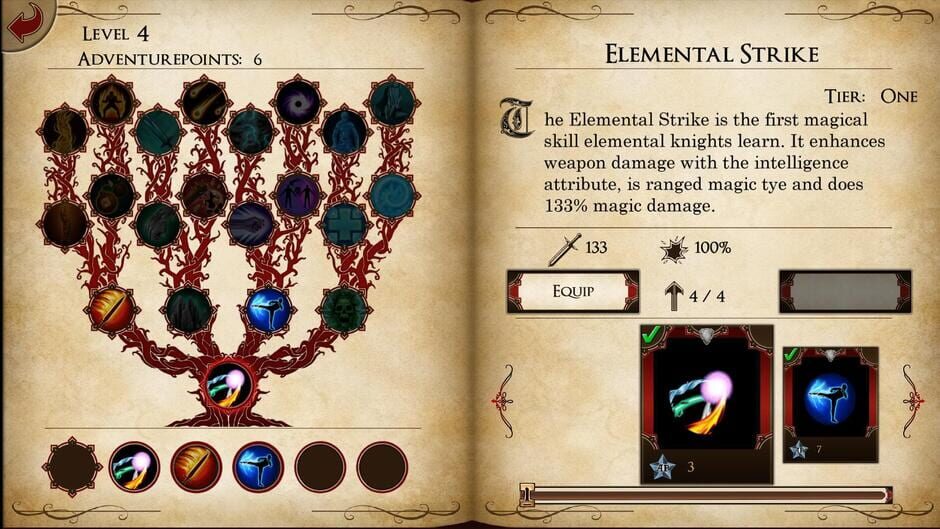 Capture de Skilltree Saga