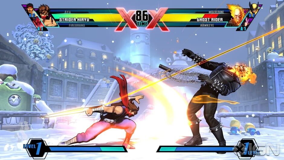 Capture d’Ultimate Marvel vs. Capcom 3