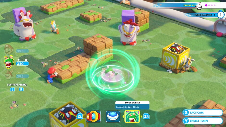 Capture de Mario + Rabbids Kingdom Battle