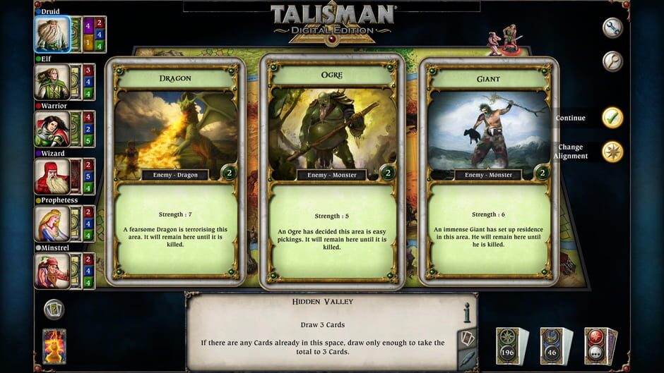 Capture de Talisman: Digital Edition