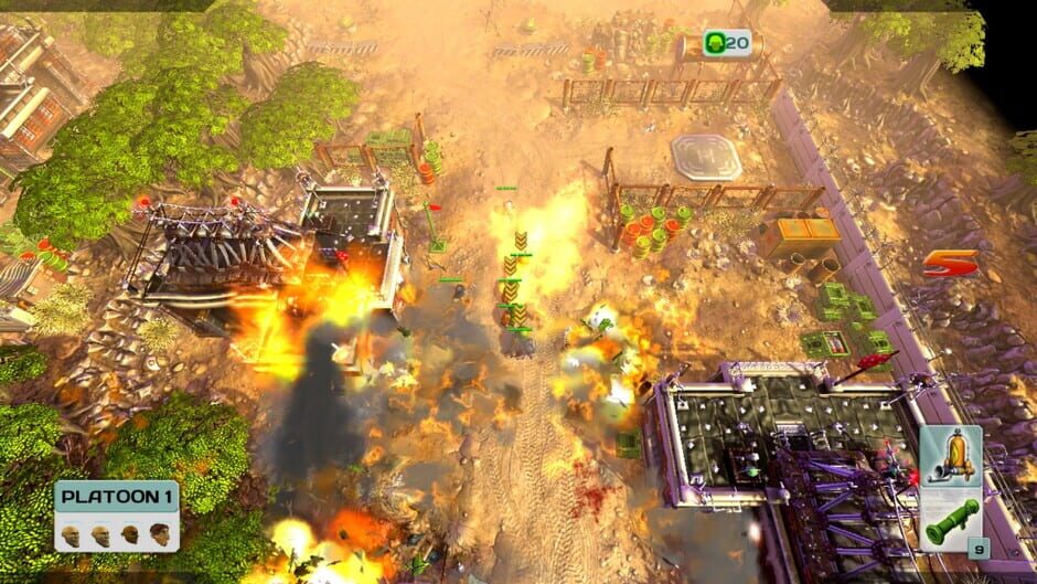 Capture de Cannon Fodder 3