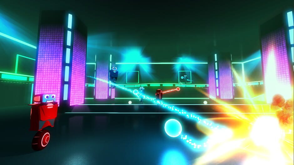 Capture de Robot Roller-Derby Disco Dodgeball