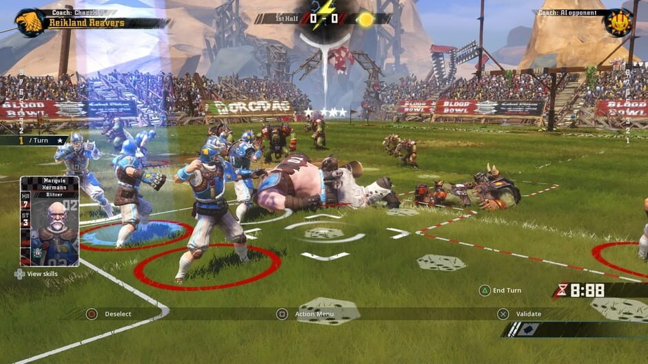 Capture de Blood Bowl 2