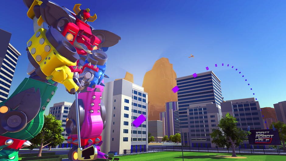 Capture de 100ft Robot Golf