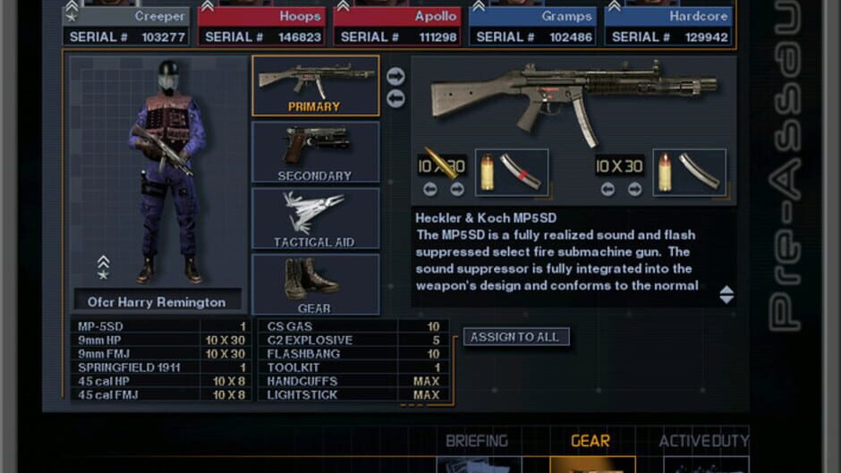 Capture de SWAT 3: Tactical Game of the Year Edition