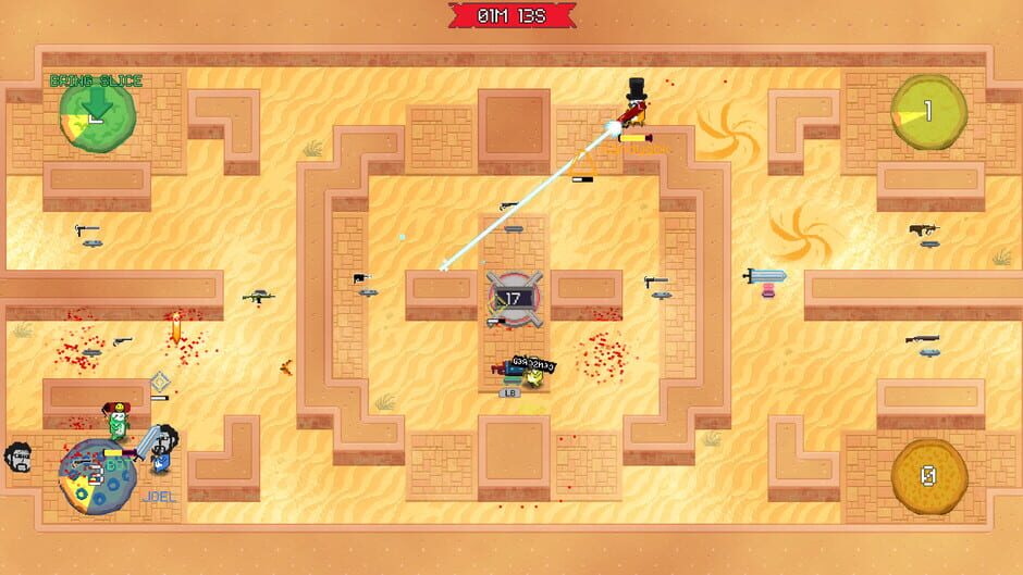 Capture de Battlesloths 2025: The Great Pizza Wars
