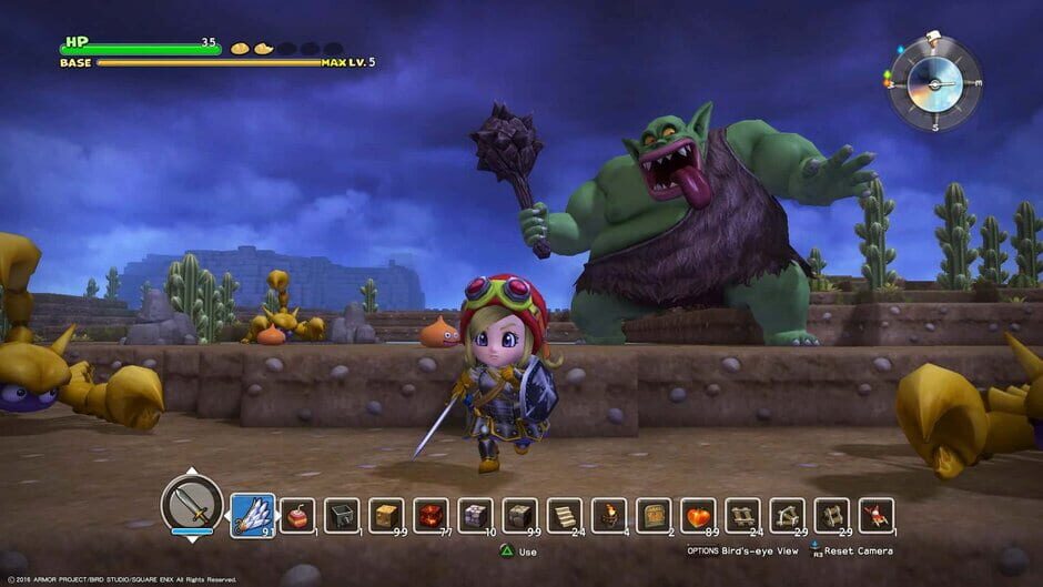 Capture de Dragon Quest Builders