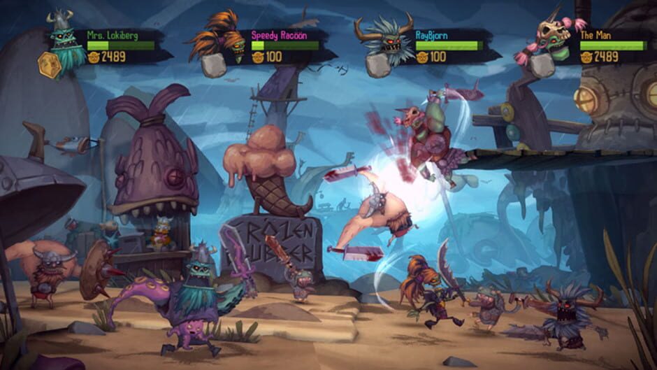 Capture de Zombie Vikings
