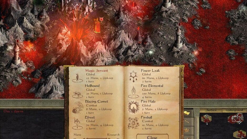 Capture d’Age of Wonders II: The Wizard's Throne