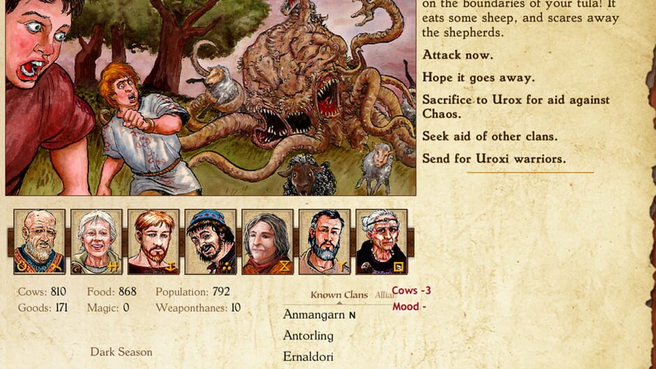 Capture de King of Dragon Pass
