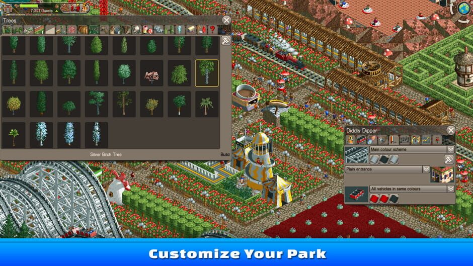 Capture de RollerCoaster Tycoon Classic