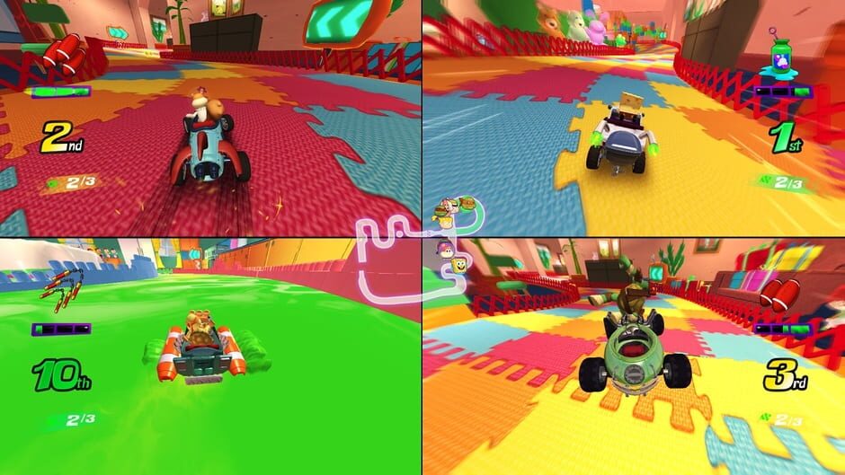 Capture de Nickelodeon Kart Racers
