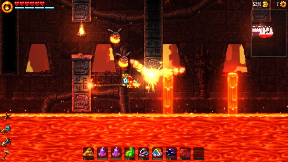 Capture de SteamWorld Dig 2