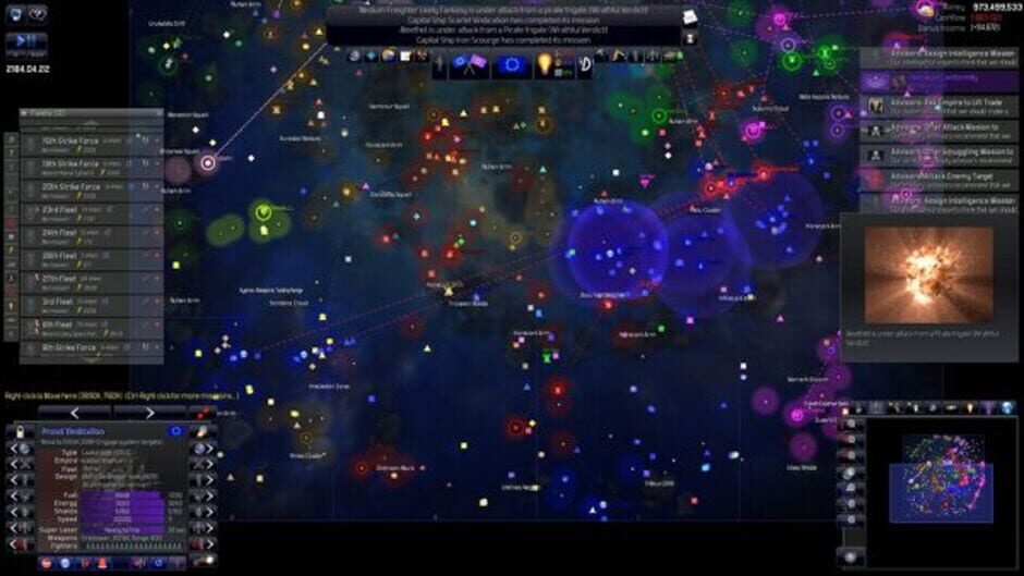 Capture de Distant Worlds: Universe