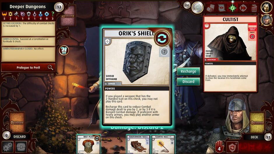 Capture de Pathfinder Adventures
