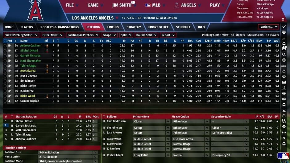 Capture d’Out of the Park Baseball 19