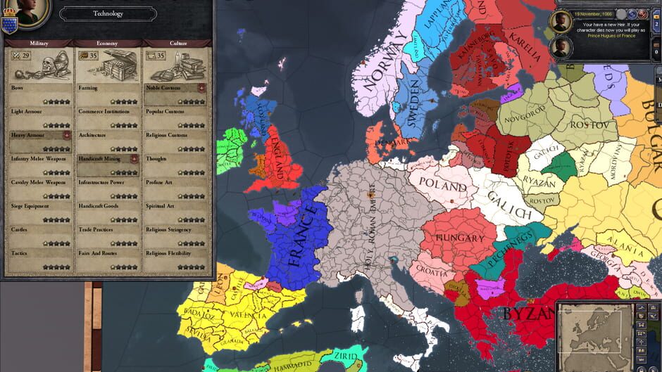 Capture de Crusader Kings II