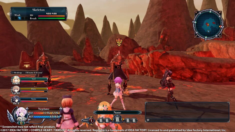 Capture de Cyberdimension Neptunia: 4 Goddesses Online