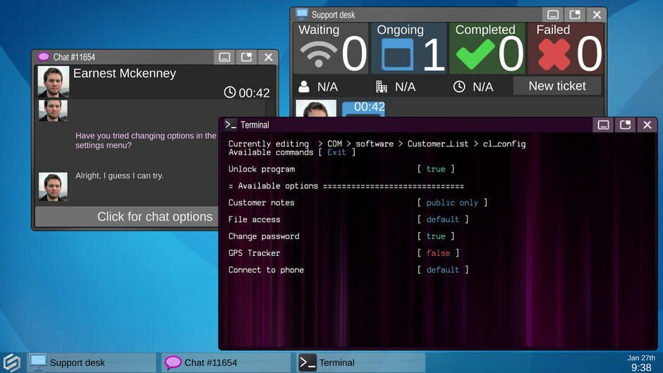 Capture de Tech Support: Error Unknown