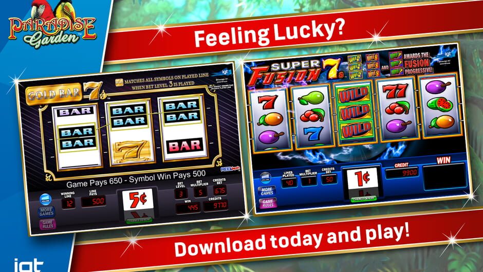 Capture d’IGT Slots Paradise Garden