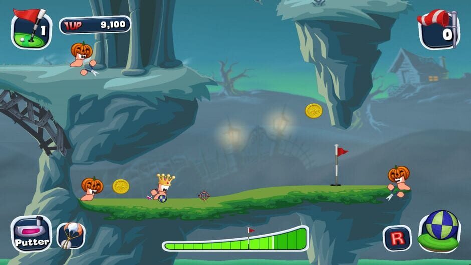 Capture de Worms Crazy Golf