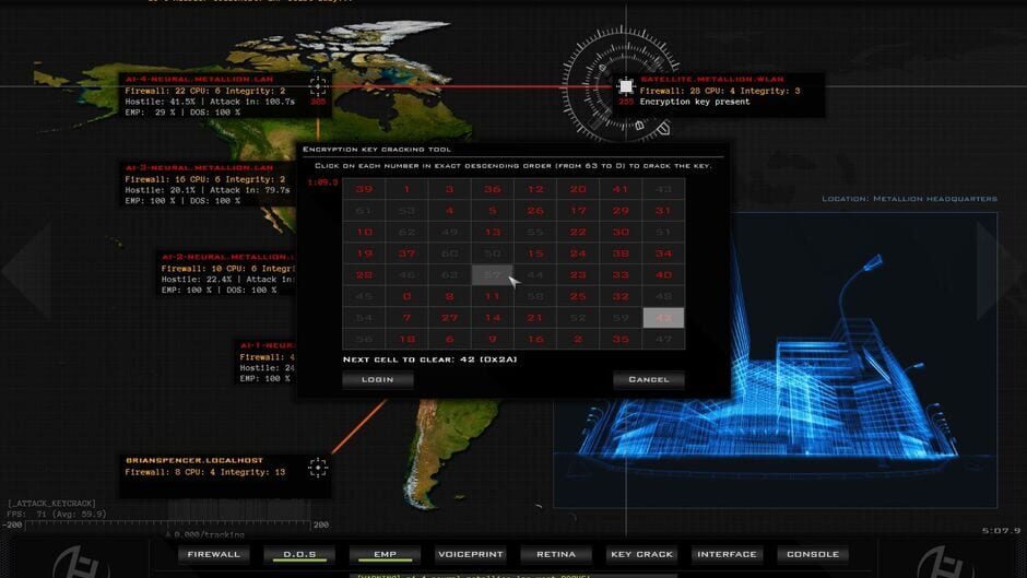 Capture de Hacker Evolution Duality