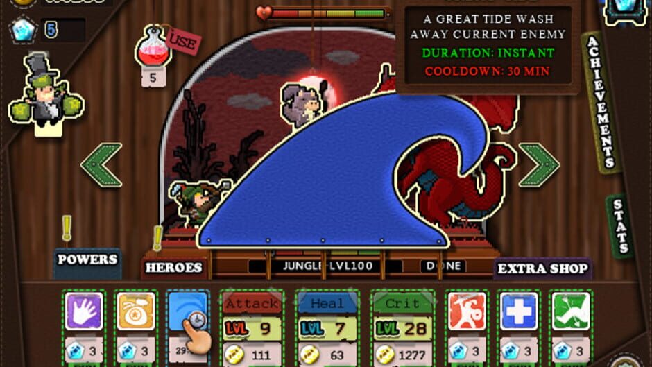Capture de Tap Heroes