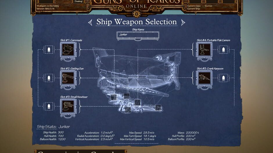 Capture de Guns of Icarus Online
