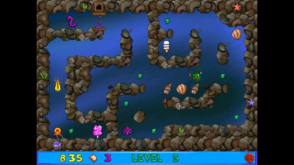 Capture de Freddi Fish and Luther's Maze Madness