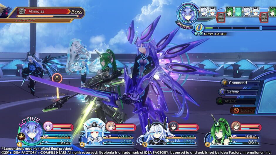 Capture de Megadimension Neptunia VII