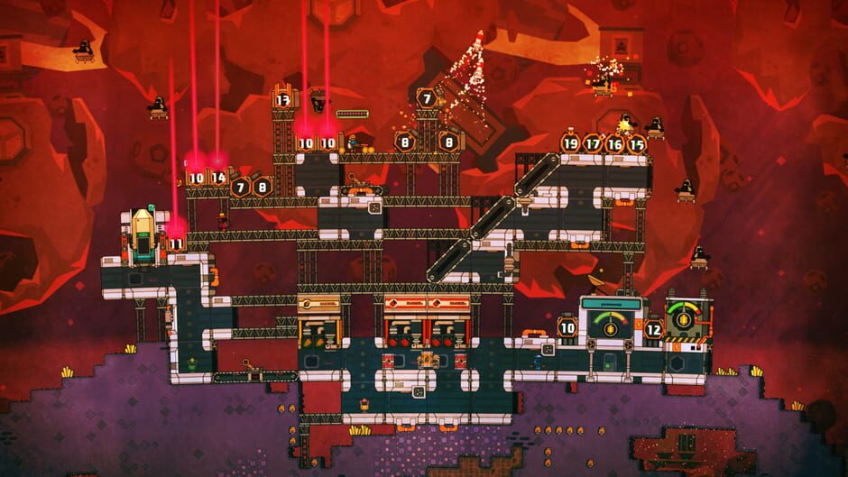 Capture de PixelJunk Nom Nom Galaxy