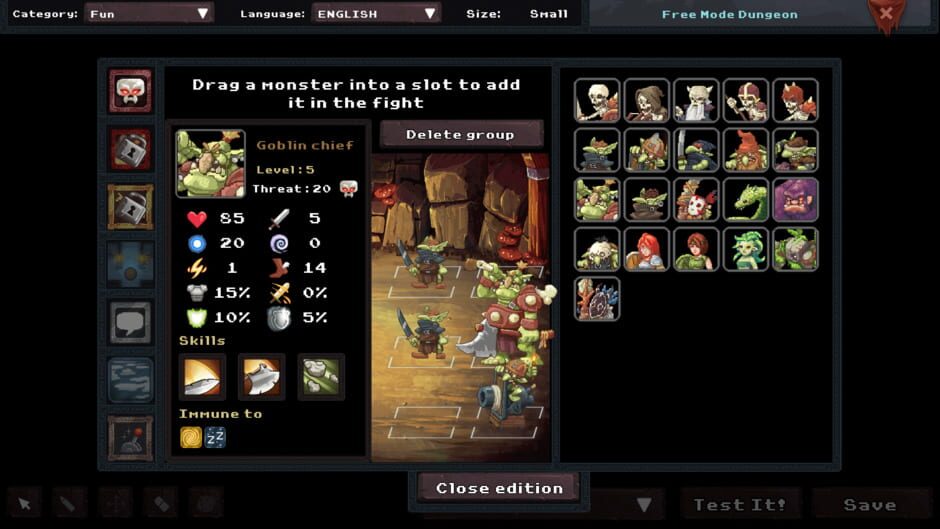 Capture de Dungeon Rushers