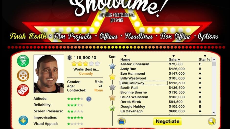 Capture de Showtime!