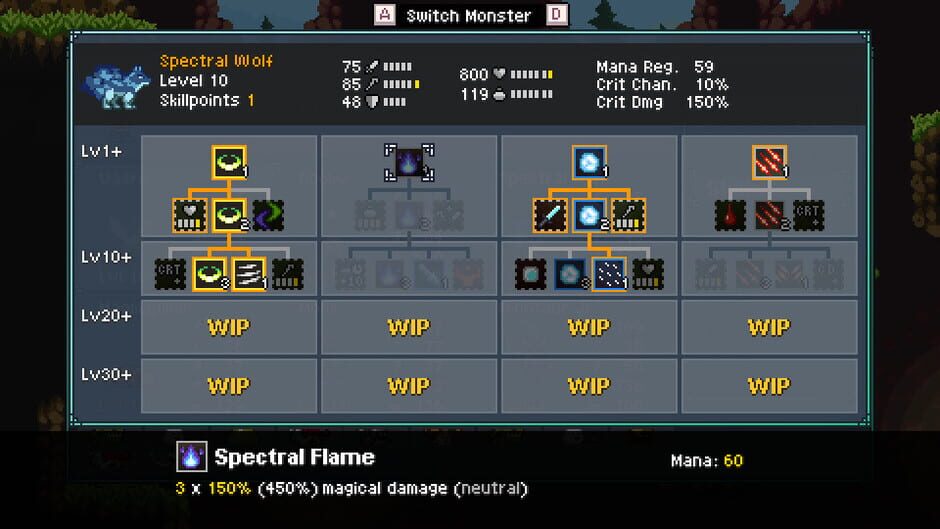 Capture de Monster Sanctuary