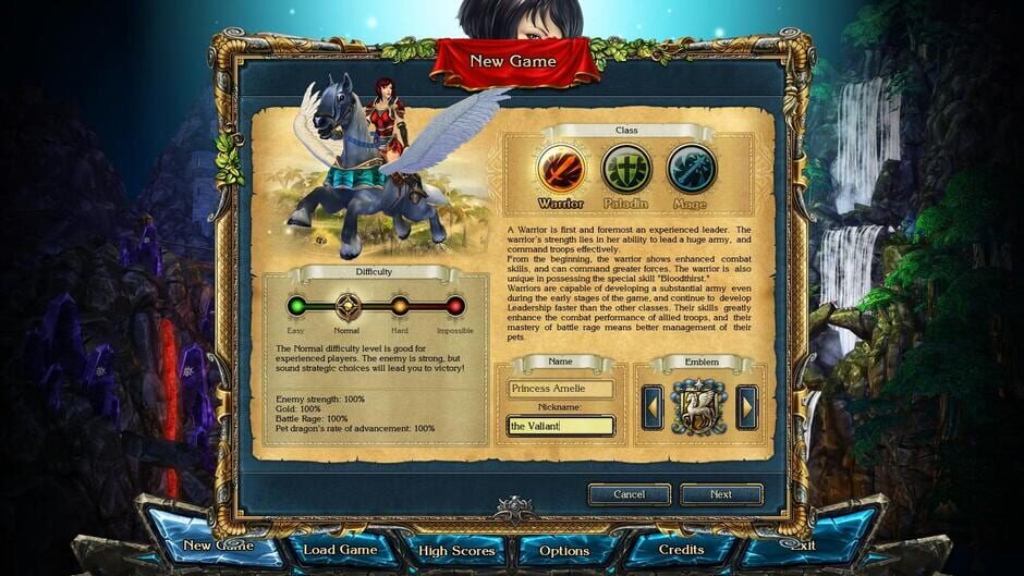 Capture de King's Bounty: Armored Princess