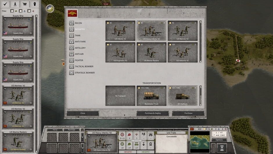 Capture d’Order of Battle: World War II