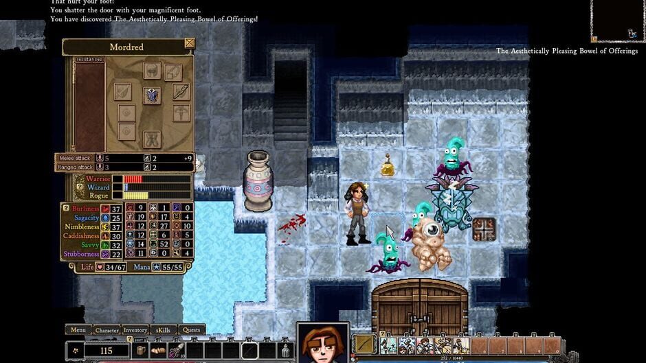 Capture de Dungeons of Dredmor