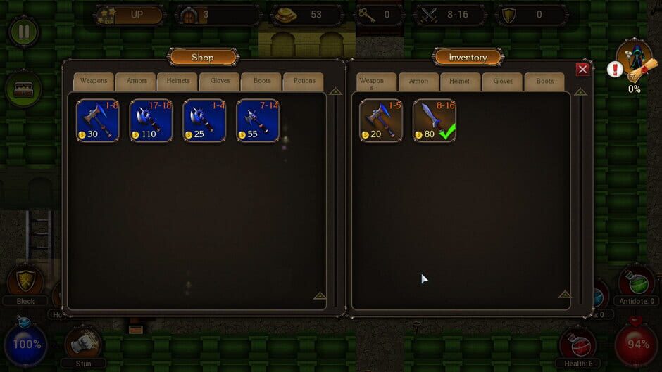 Capture de Dungeon of Gain