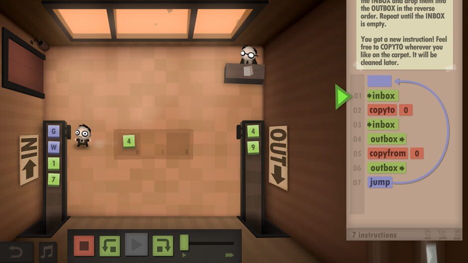 Capture de Human Resource Machine