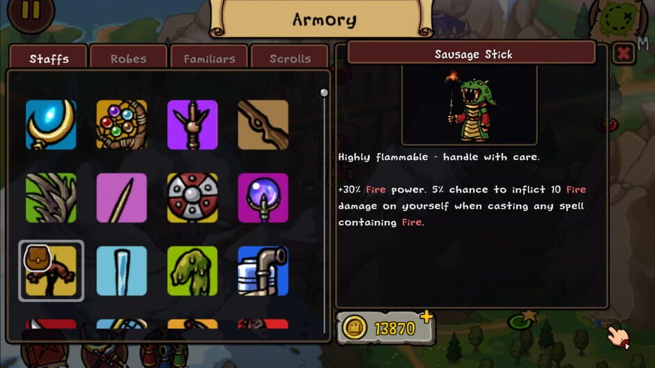 Capture de Magicka: Wizards of the Square Tablet