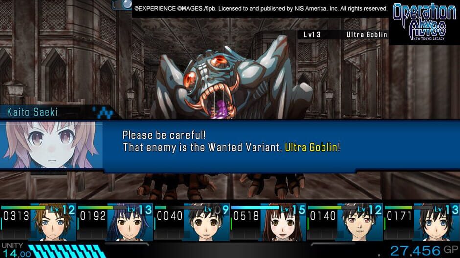Capture d’Operation Abyss: New Tokyo Legacy