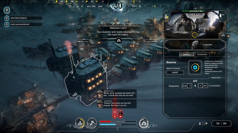 Capture de Frostpunk