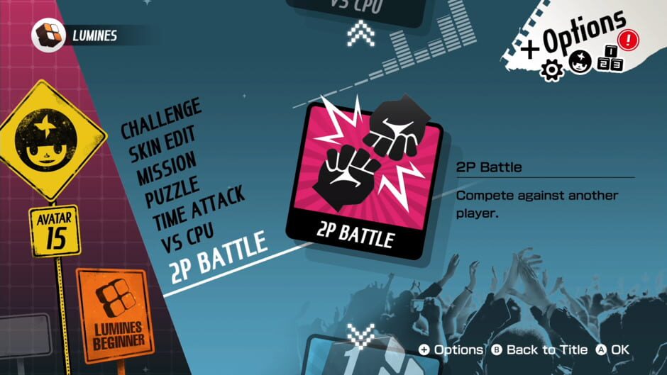 Capture de Lumines Remastered